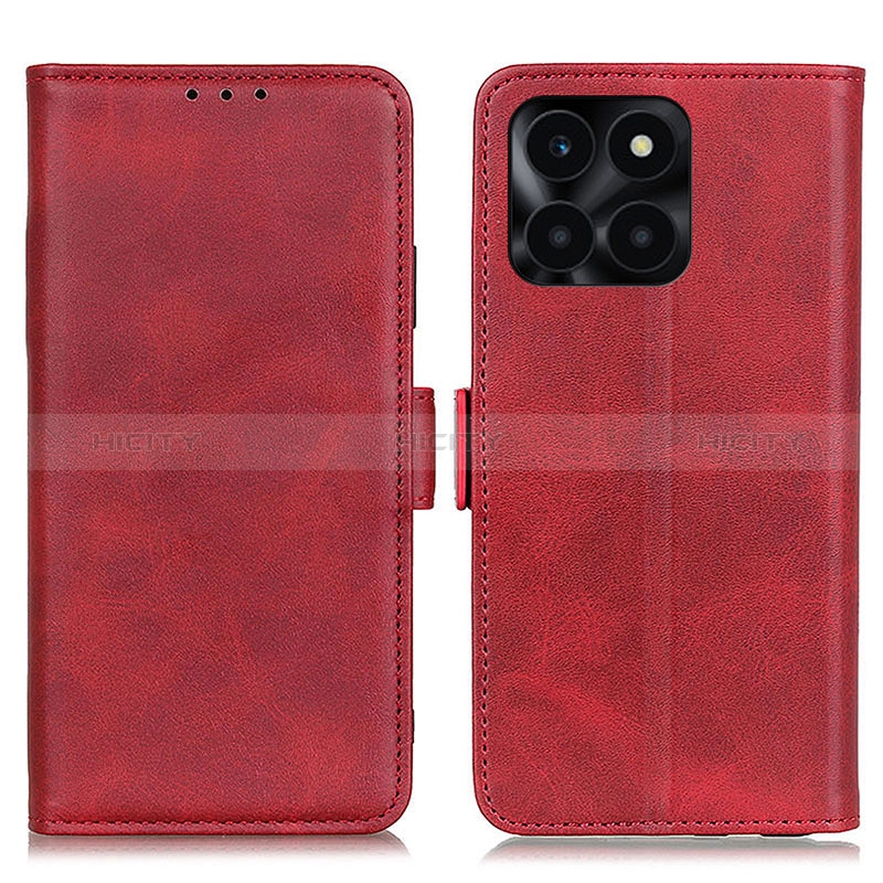 Coque Portefeuille Livre Cuir Etui Clapet M15L pour Huawei Honor X8b Rouge Plus