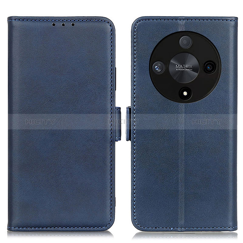 Coque Portefeuille Livre Cuir Etui Clapet M15L pour Huawei Honor X9b 5G Bleu Plus