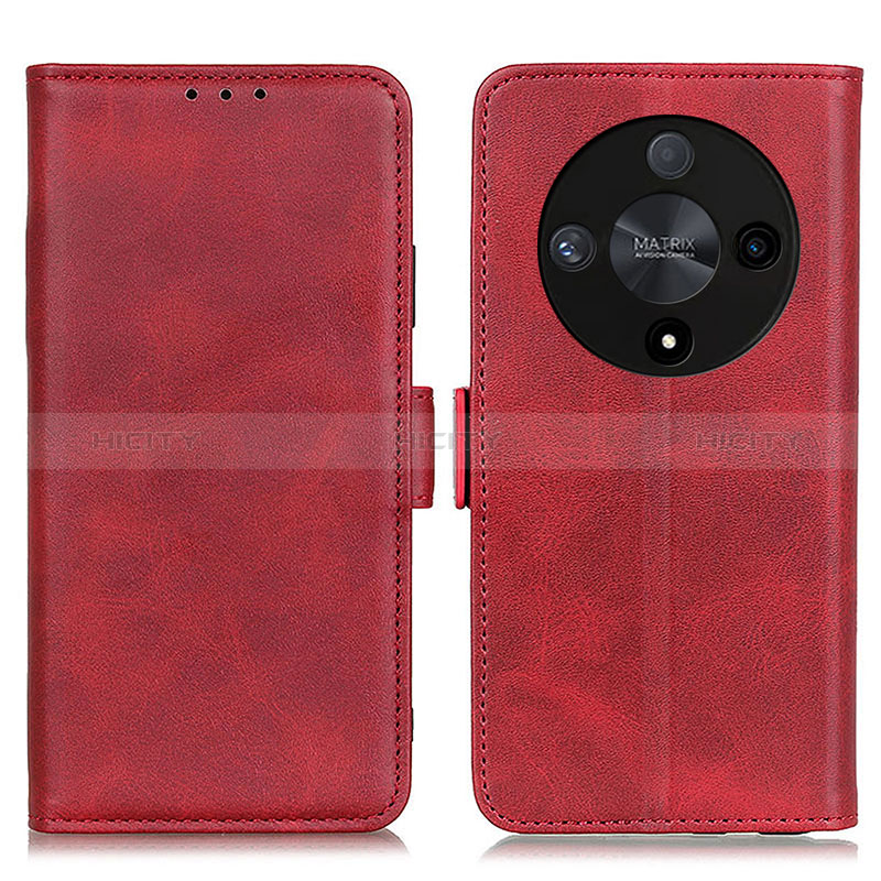 Coque Portefeuille Livre Cuir Etui Clapet M15L pour Huawei Honor X9b 5G Rouge Plus