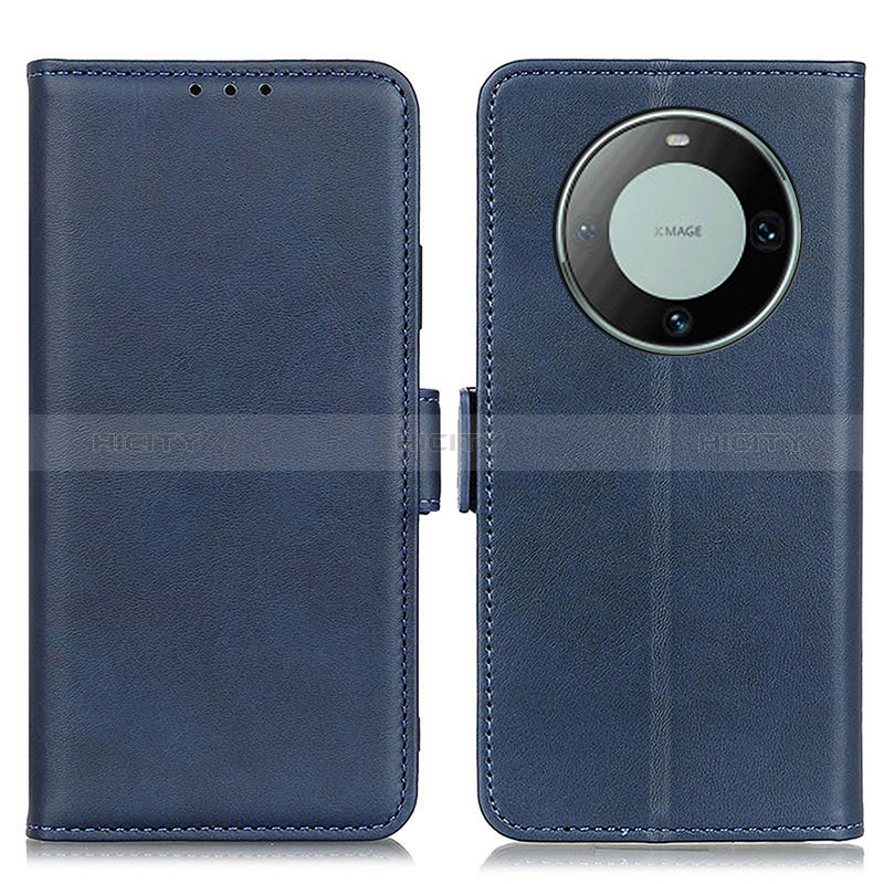 Coque Portefeuille Livre Cuir Etui Clapet M15L pour Huawei Mate 60 Bleu Plus