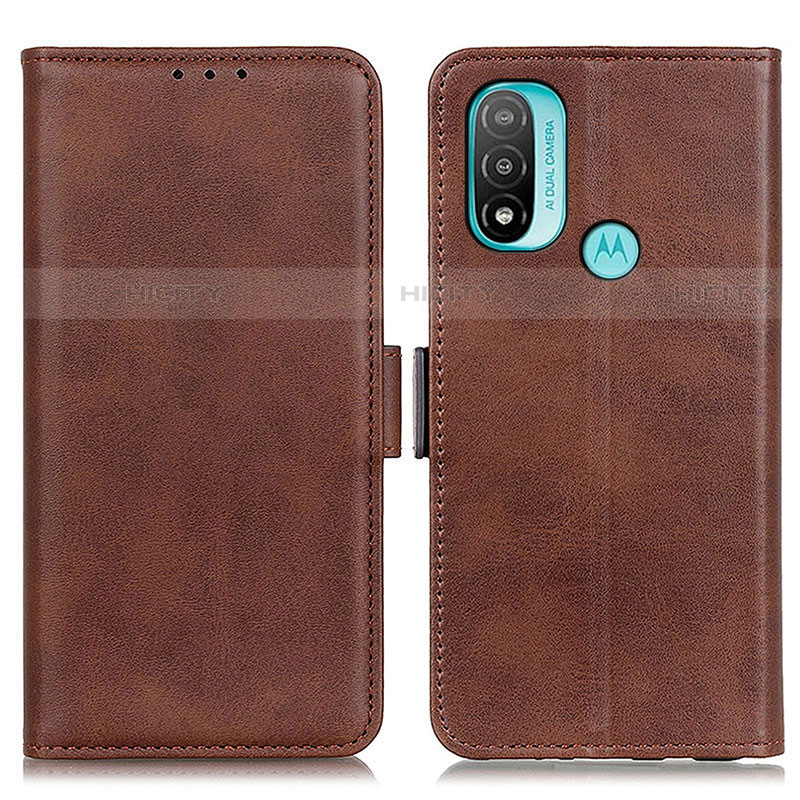 Coque Portefeuille Livre Cuir Etui Clapet M15L pour Motorola Moto E40 Marron Plus