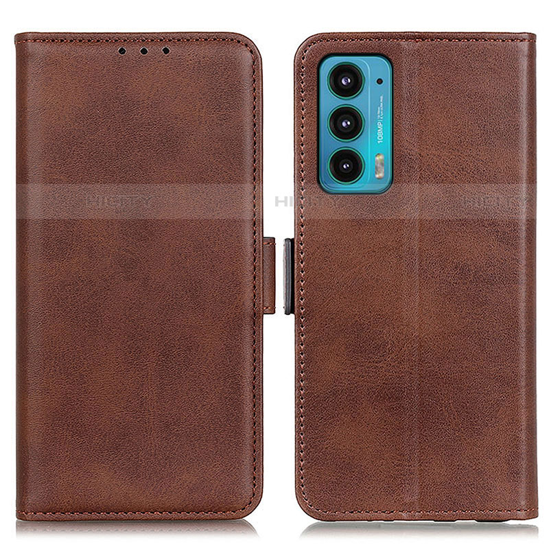 Coque Portefeuille Livre Cuir Etui Clapet M15L pour Motorola Moto Edge 20 5G Marron Plus