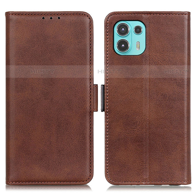 Coque Portefeuille Livre Cuir Etui Clapet M15L pour Motorola Moto Edge 20 Lite 5G Marron Plus