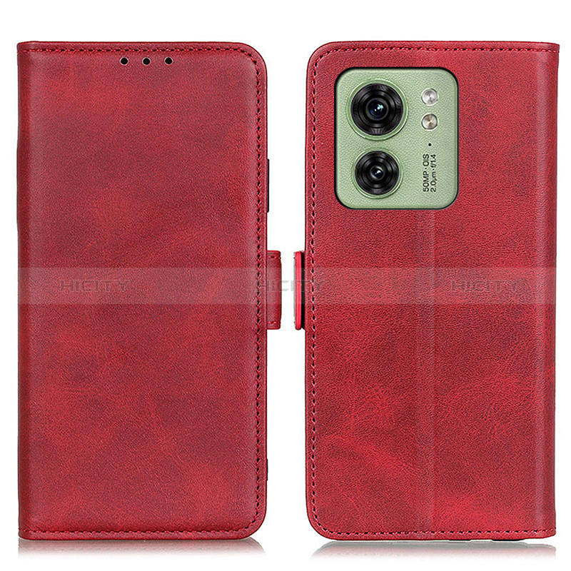 Coque Portefeuille Livre Cuir Etui Clapet M15L pour Motorola Moto Edge (2023) 5G Rouge Plus