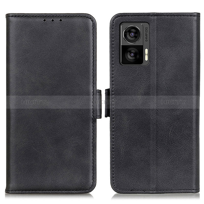 Coque Portefeuille Livre Cuir Etui Clapet M15L pour Motorola Moto Edge 30 Lite 5G Noir Plus