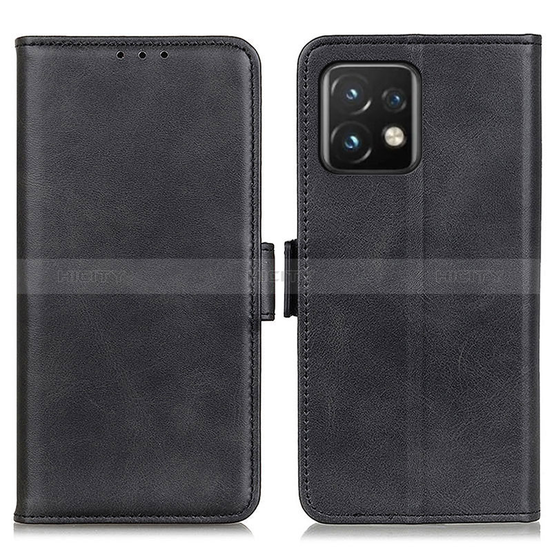 Coque Portefeuille Livre Cuir Etui Clapet M15L pour Motorola Moto Edge Plus (2023) 5G Noir Plus