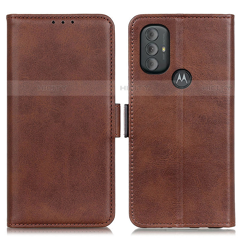 Coque Portefeuille Livre Cuir Etui Clapet M15L pour Motorola Moto G Play (2023) Marron Plus