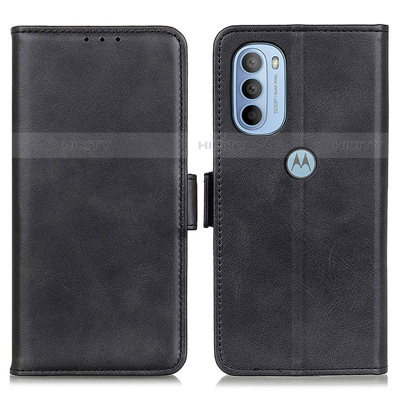 Coque Portefeuille Livre Cuir Etui Clapet M15L pour Motorola Moto G31 Noir Plus