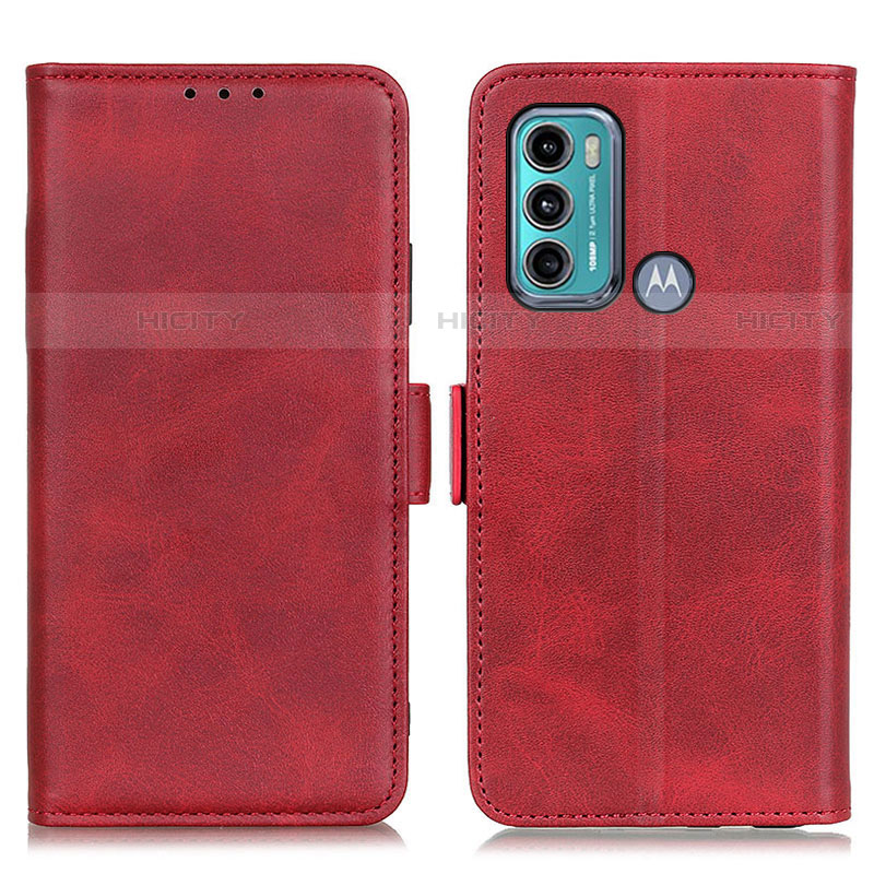 Coque Portefeuille Livre Cuir Etui Clapet M15L pour Motorola Moto G60 Rouge Plus