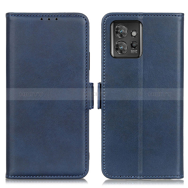 Coque Portefeuille Livre Cuir Etui Clapet M15L pour Motorola ThinkPhone 5G Bleu Plus