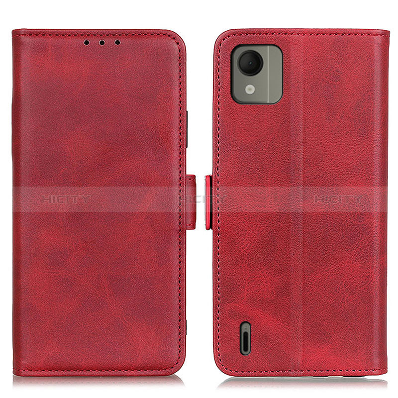 Coque Portefeuille Livre Cuir Etui Clapet M15L pour Nokia C110 Rouge Plus