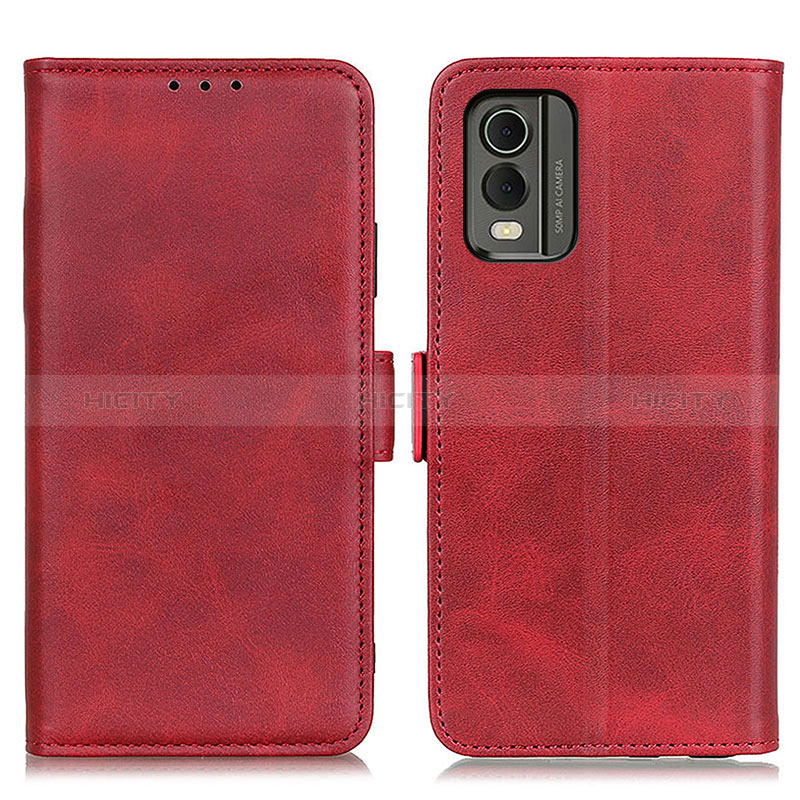 Coque Portefeuille Livre Cuir Etui Clapet M15L pour Nokia C210 Rouge Plus