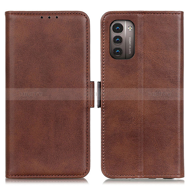 Coque Portefeuille Livre Cuir Etui Clapet M15L pour Nokia G11 Marron Plus