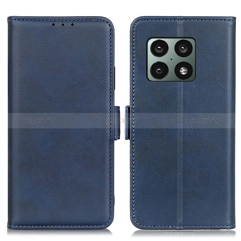 Coque Portefeuille Livre Cuir Etui Clapet M15L pour OnePlus 10 Pro 5G Bleu Plus