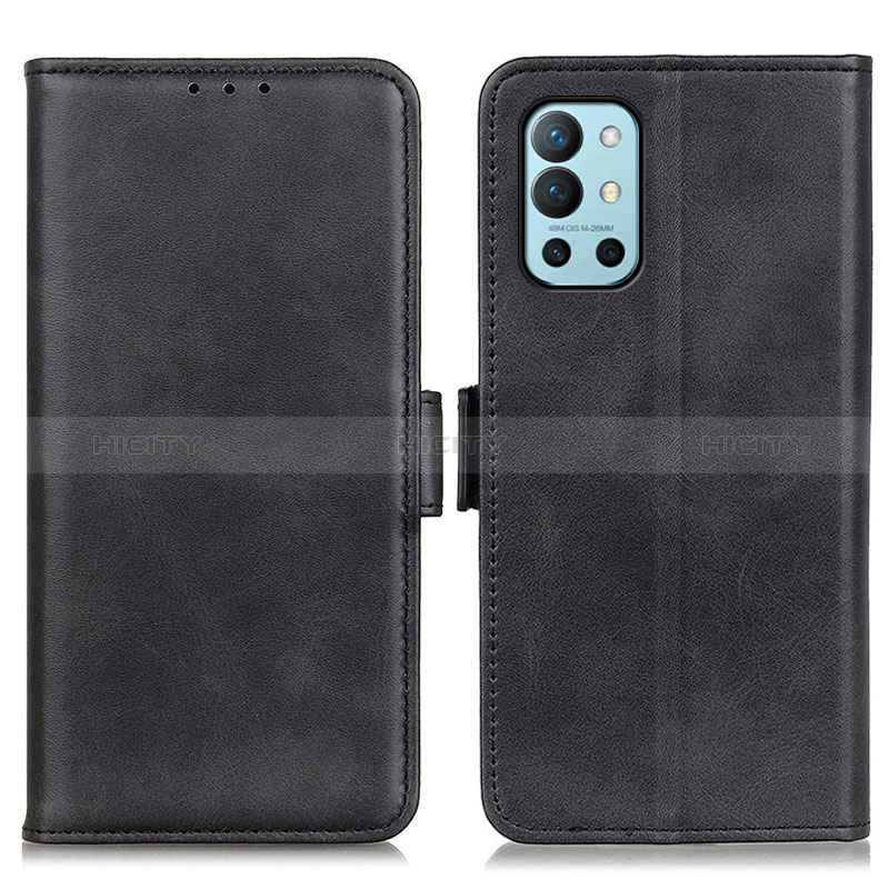 Coque Portefeuille Livre Cuir Etui Clapet M15L pour OnePlus 9R 5G Noir Plus