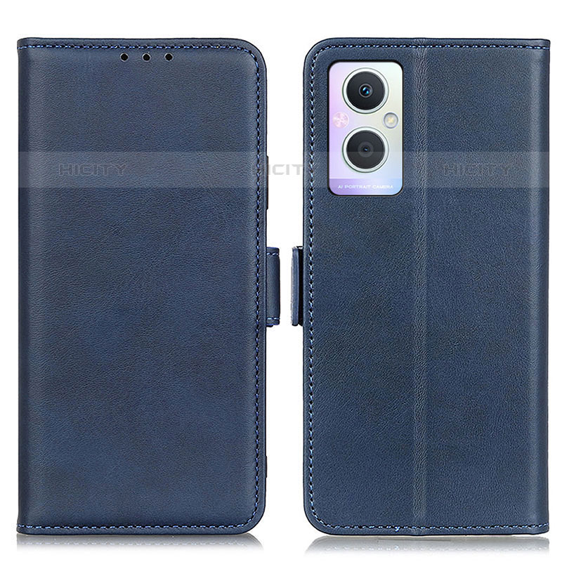 Coque Portefeuille Livre Cuir Etui Clapet M15L pour OnePlus Nord N20 5G Bleu Plus