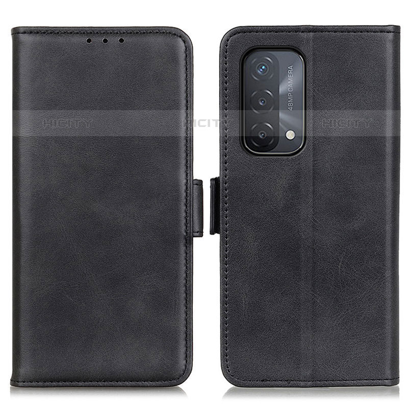 Coque Portefeuille Livre Cuir Etui Clapet M15L pour OnePlus Nord N200 5G Noir Plus