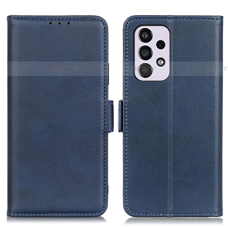 Coque Portefeuille Livre Cuir Etui Clapet M15L pour Samsung Galaxy A33 5G Bleu Plus