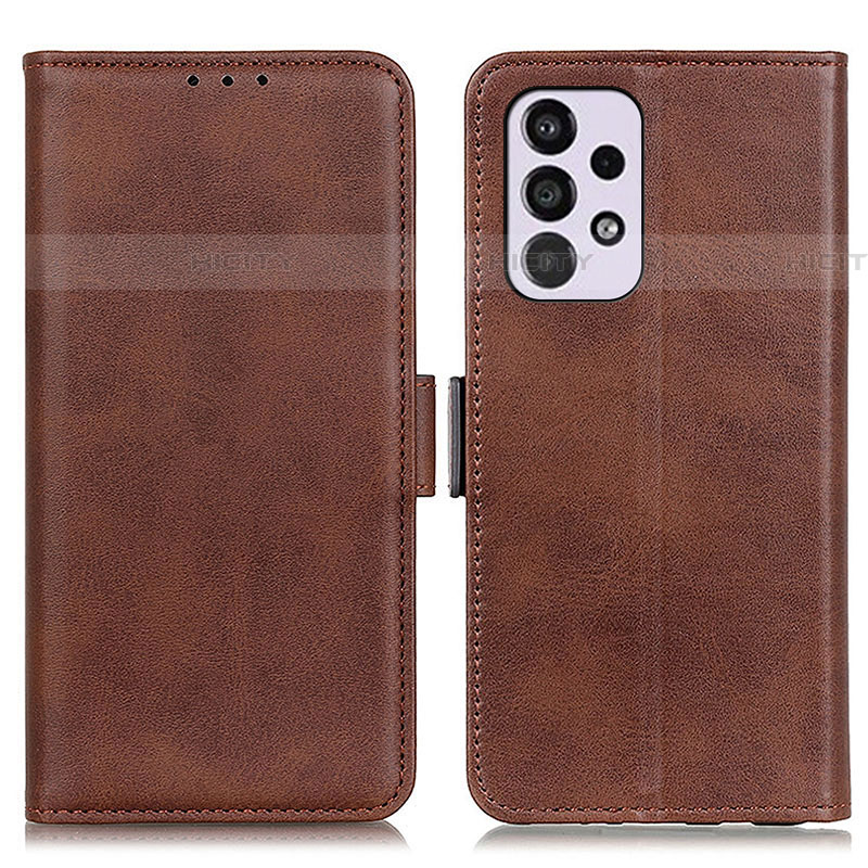 Coque Portefeuille Livre Cuir Etui Clapet M15L pour Samsung Galaxy A33 5G Marron Plus