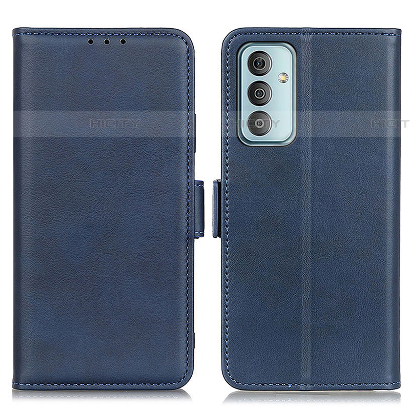 Coque Portefeuille Livre Cuir Etui Clapet M15L pour Samsung Galaxy F23 5G Bleu Plus