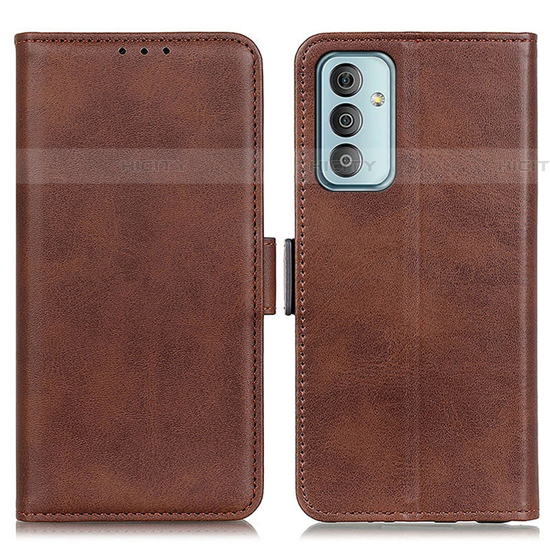 Coque Portefeuille Livre Cuir Etui Clapet M15L pour Samsung Galaxy F23 5G Marron Plus