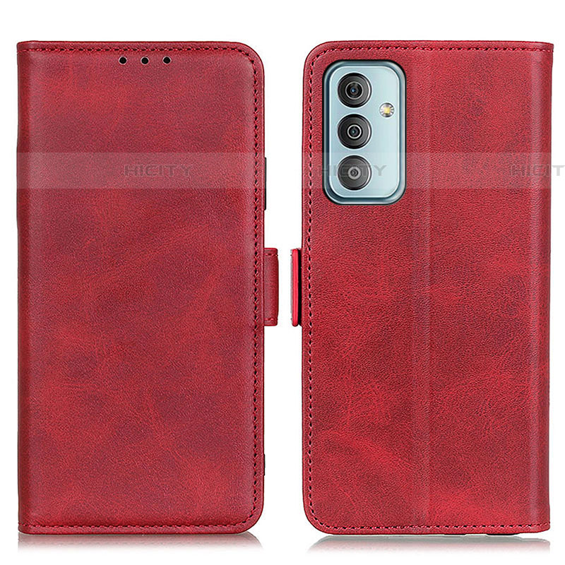 Coque Portefeuille Livre Cuir Etui Clapet M15L pour Samsung Galaxy F23 5G Rouge Plus