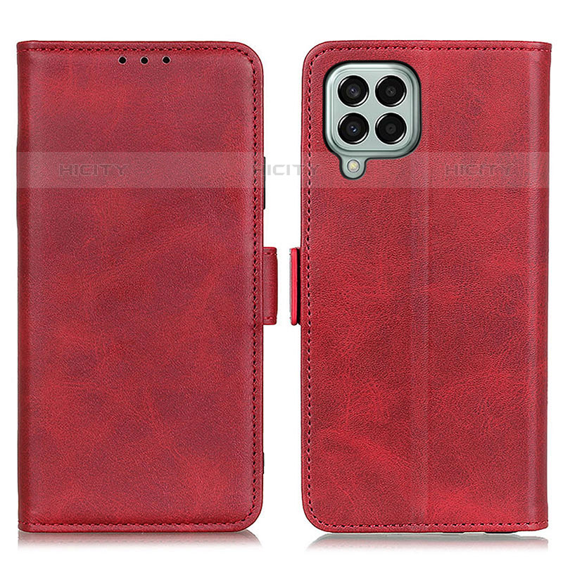 Coque Portefeuille Livre Cuir Etui Clapet M15L pour Samsung Galaxy M33 5G Rouge Plus