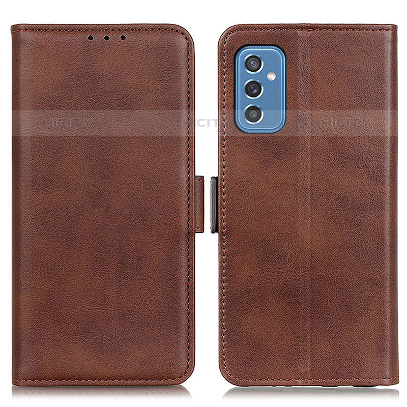 Coque Portefeuille Livre Cuir Etui Clapet M15L pour Samsung Galaxy M52 5G Marron Plus