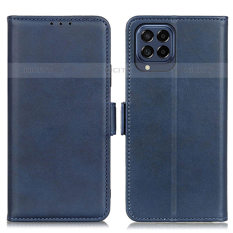 Coque Portefeuille Livre Cuir Etui Clapet M15L pour Samsung Galaxy M53 5G Bleu Plus