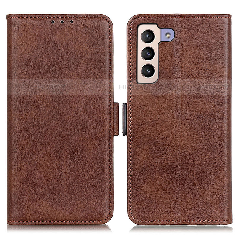 Coque Portefeuille Livre Cuir Etui Clapet M15L pour Samsung Galaxy S21 Plus 5G Marron Plus