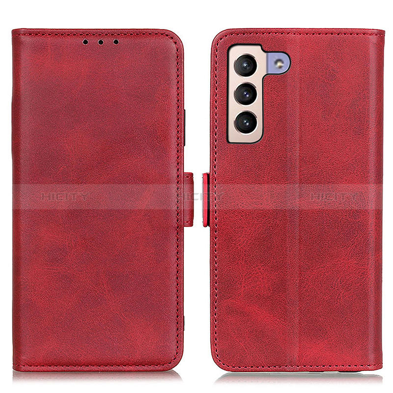 Coque Portefeuille Livre Cuir Etui Clapet M15L pour Samsung Galaxy S24 5G Rouge Plus