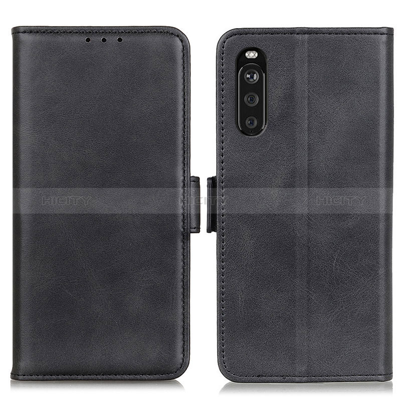 Coque Portefeuille Livre Cuir Etui Clapet M15L pour Sony Xperia 10 III Lite Noir Plus