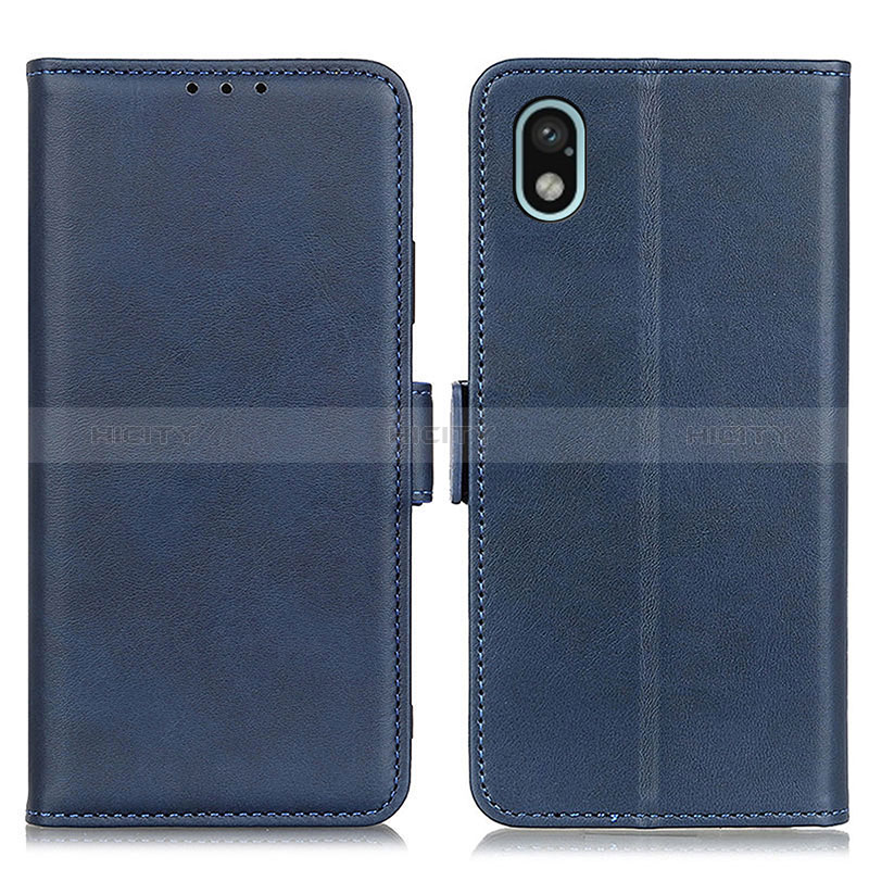 Coque Portefeuille Livre Cuir Etui Clapet M15L pour Sony Xperia Ace III Bleu Plus