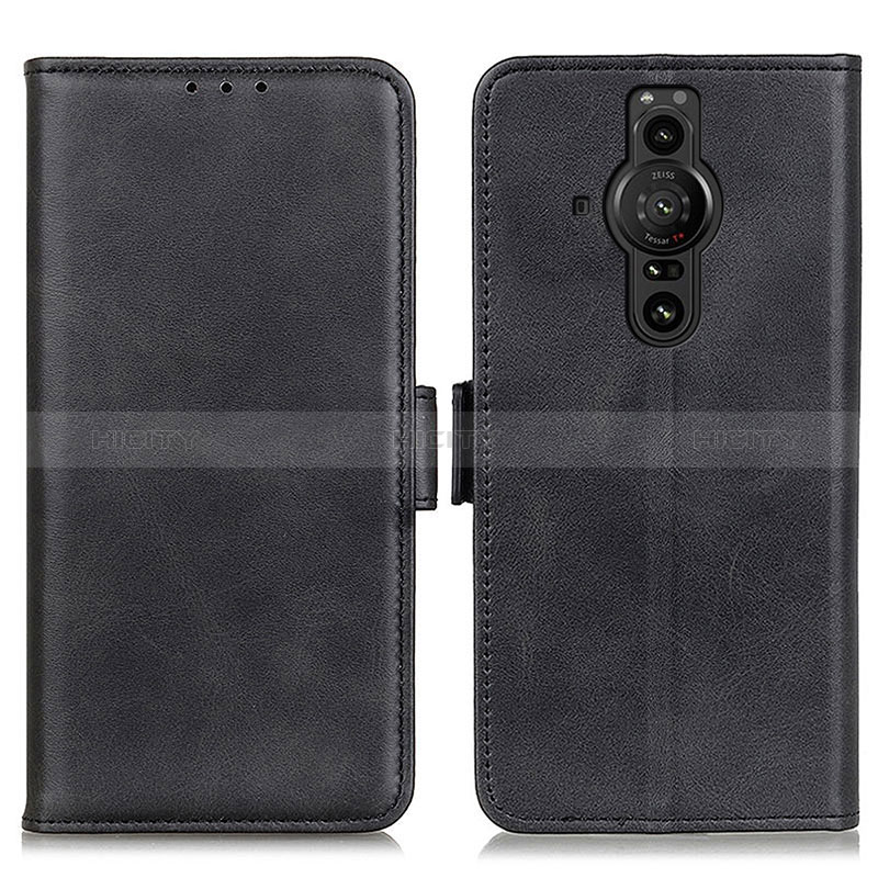 Coque Portefeuille Livre Cuir Etui Clapet M15L pour Sony Xperia PRO-I Noir Plus