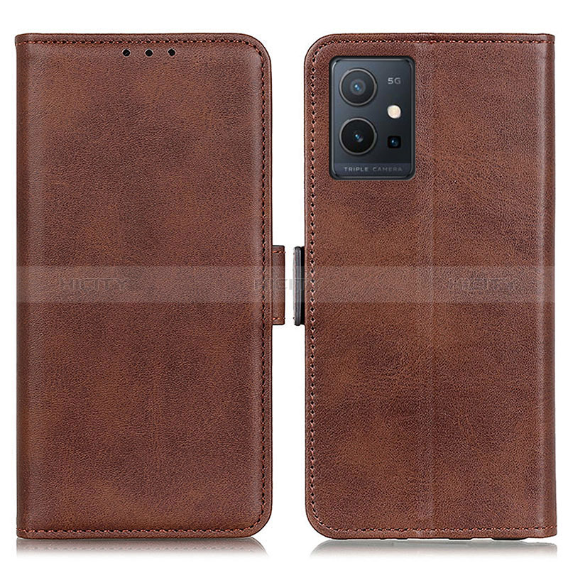 Coque Portefeuille Livre Cuir Etui Clapet M15L pour Vivo Y33e 5G Marron Plus