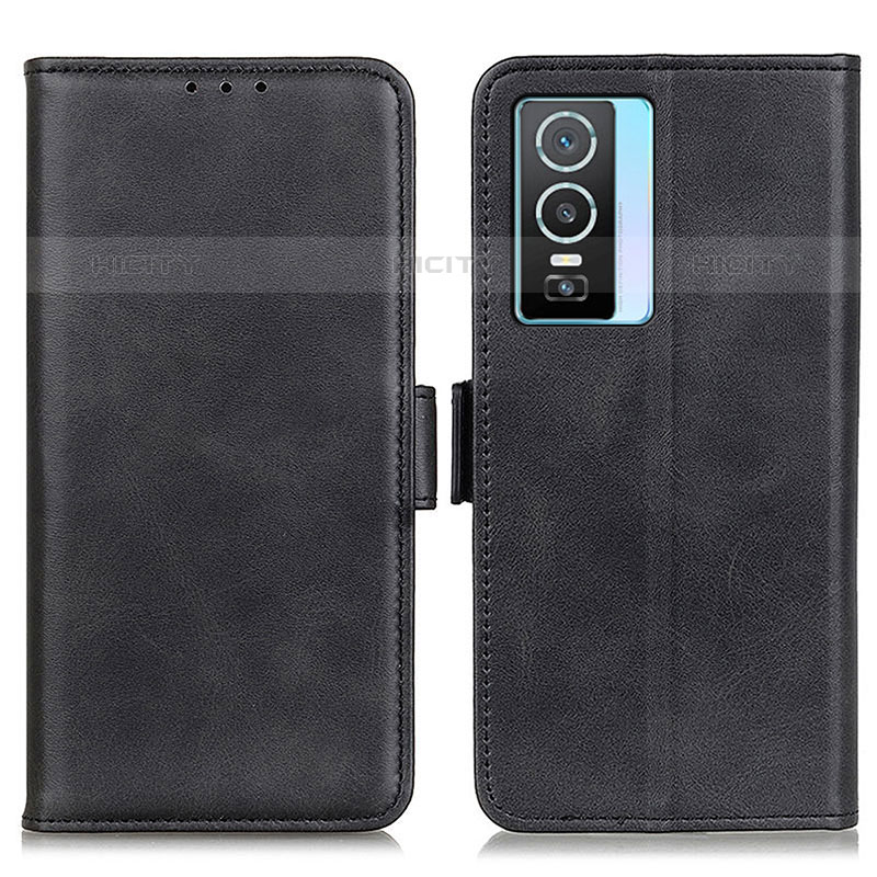 Coque Portefeuille Livre Cuir Etui Clapet M15L pour Vivo Y74s 5G Noir Plus