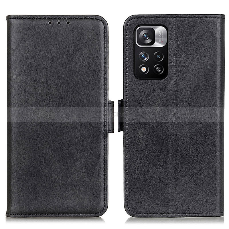 Coque Portefeuille Livre Cuir Etui Clapet M15L pour Xiaomi Mi 11i 5G (2022) Noir Plus