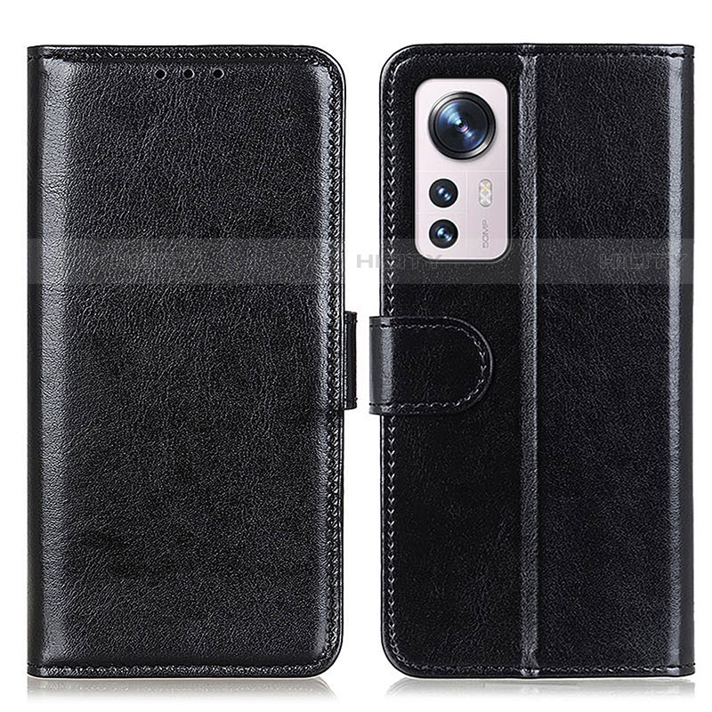 Coque Portefeuille Livre Cuir Etui Clapet M15L pour Xiaomi Mi 12X 5G Noir Plus