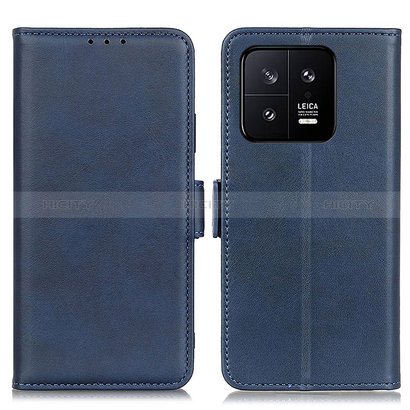 Coque Portefeuille Livre Cuir Etui Clapet M15L pour Xiaomi Mi 13 5G Bleu Plus