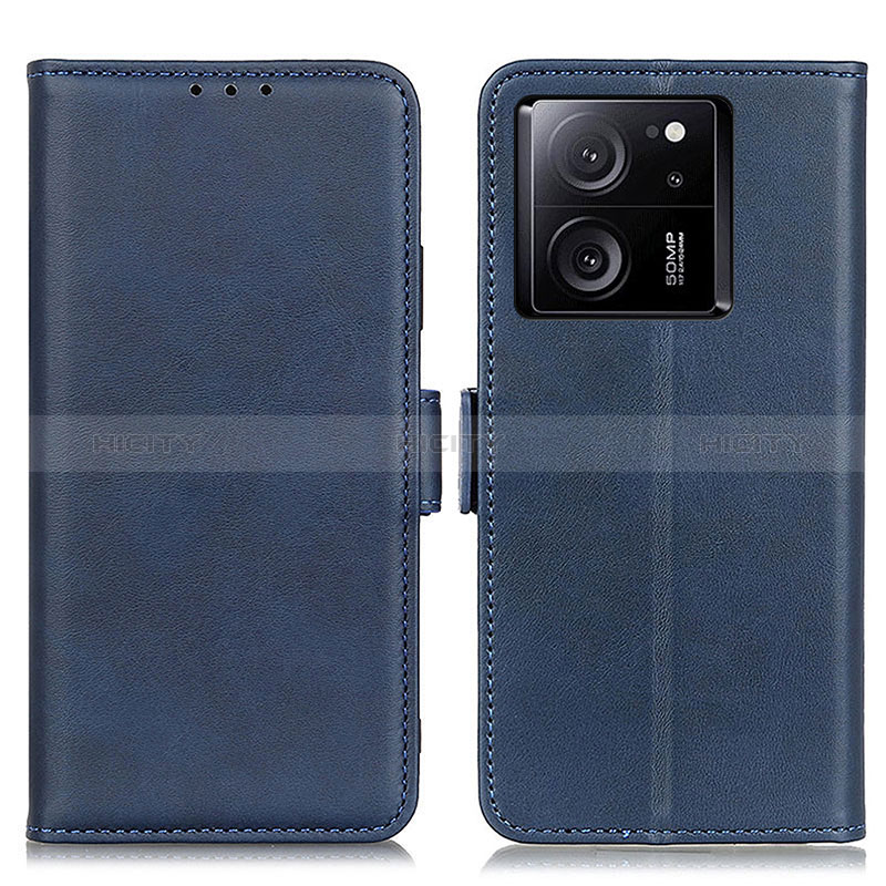 Coque Portefeuille Livre Cuir Etui Clapet M15L pour Xiaomi Mi 13T Pro 5G Bleu Plus