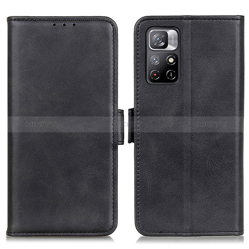 Coque Portefeuille Livre Cuir Etui Clapet M15L pour Xiaomi Poco M4 Pro 5G Noir Plus