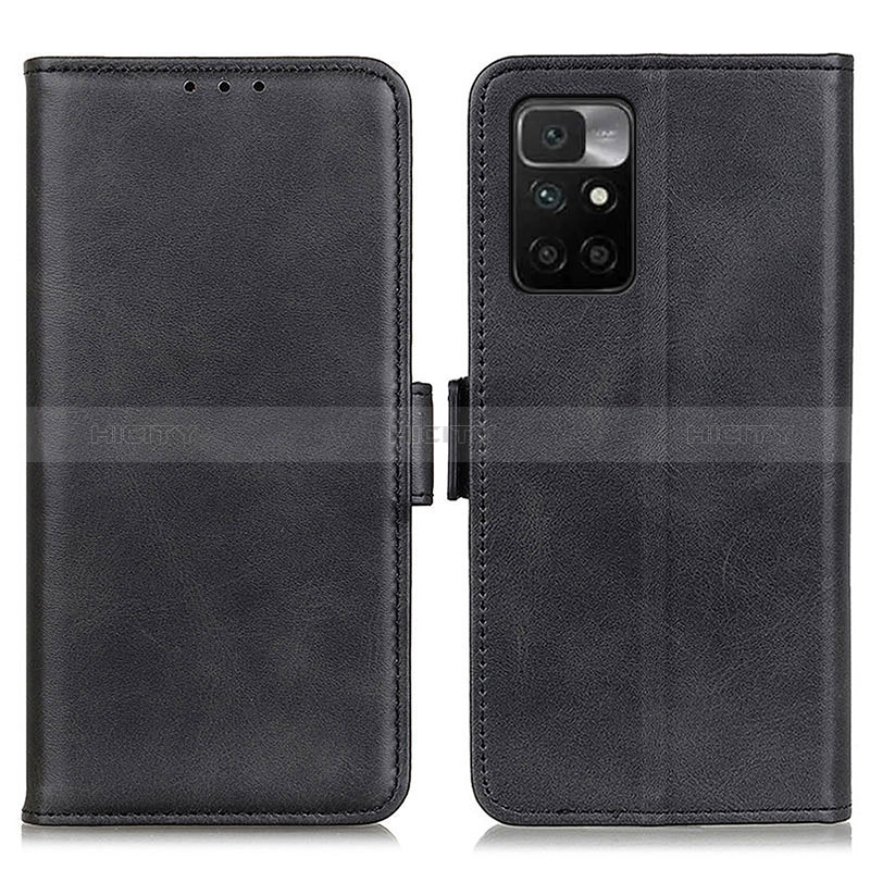 Coque Portefeuille Livre Cuir Etui Clapet M15L pour Xiaomi Redmi 10 (2022) Noir Plus