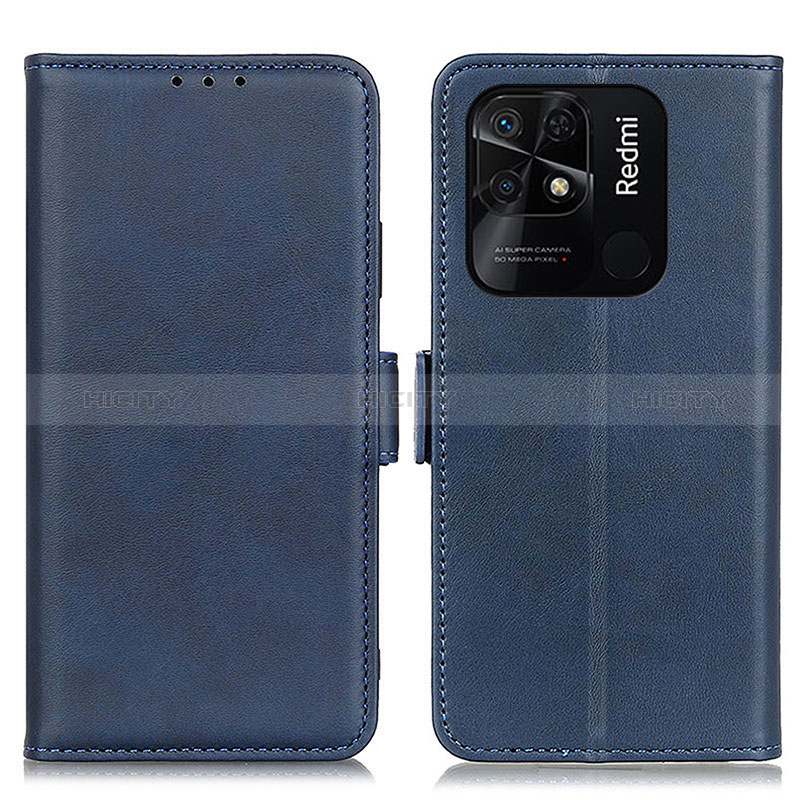 Coque Portefeuille Livre Cuir Etui Clapet M15L pour Xiaomi Redmi 10C 4G Bleu Plus