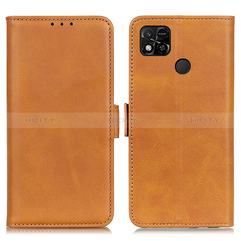 Coque Portefeuille Livre Cuir Etui Clapet M15L pour Xiaomi Redmi 9 Activ Brun Clair Plus