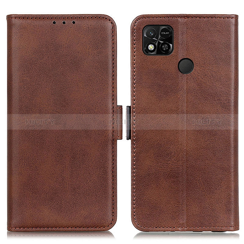 Coque Portefeuille Livre Cuir Etui Clapet M15L pour Xiaomi Redmi 9 Activ Marron Plus