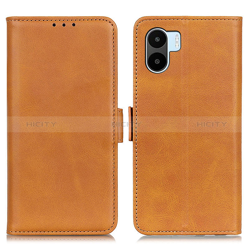 Coque Portefeuille Livre Cuir Etui Clapet M15L pour Xiaomi Redmi A1 Brun Clair Plus