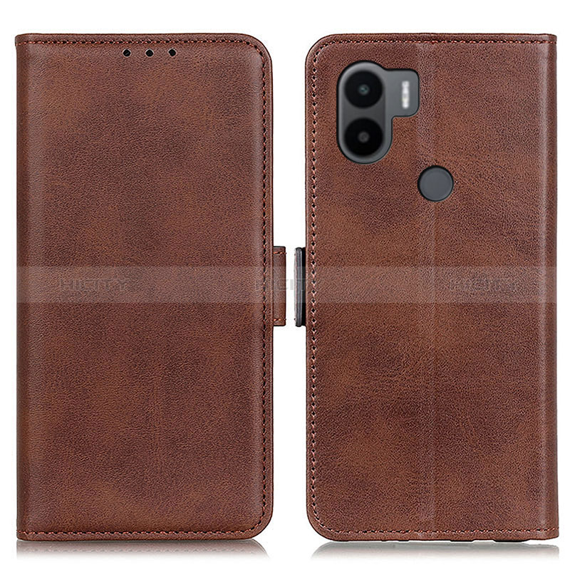 Coque Portefeuille Livre Cuir Etui Clapet M15L pour Xiaomi Redmi A1 Plus Marron Plus