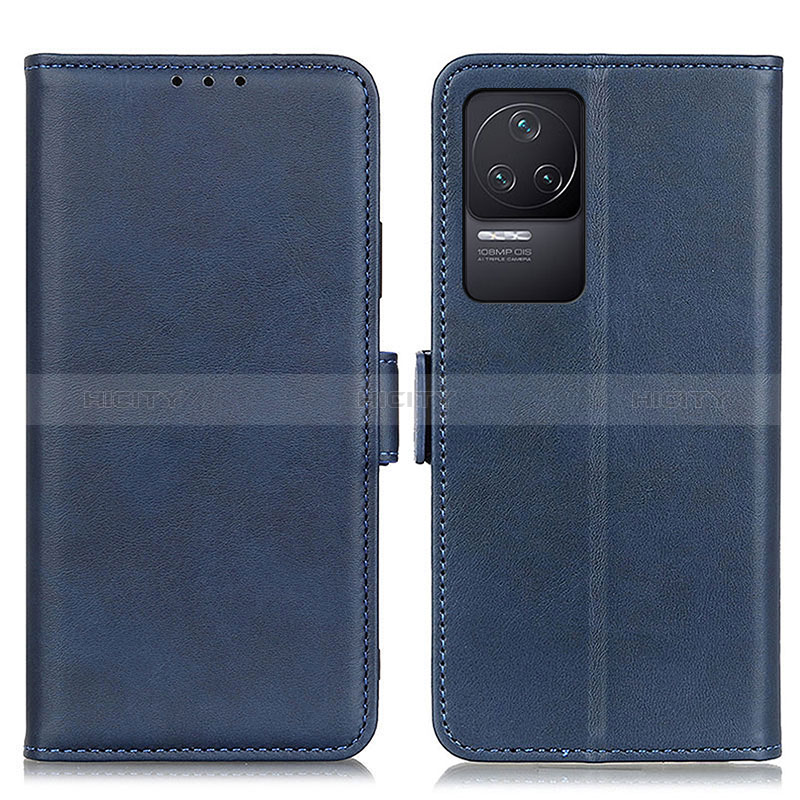 Coque Portefeuille Livre Cuir Etui Clapet M15L pour Xiaomi Redmi K50 5G Bleu Plus