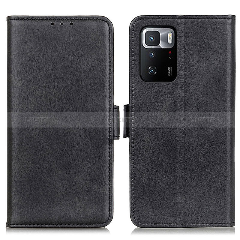 Coque Portefeuille Livre Cuir Etui Clapet M15L pour Xiaomi Redmi Note 10 Pro 5G Noir Plus