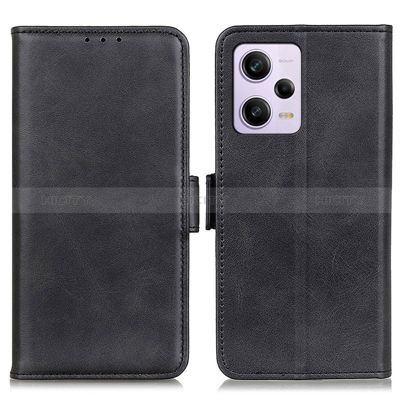 Coque Portefeuille Livre Cuir Etui Clapet M15L pour Xiaomi Redmi Note 12 Pro 5G Noir Plus